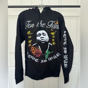 Rod Wave “For The Fans Love is War” tour hoodie black